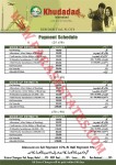 Payment Schedule of Khudadad City