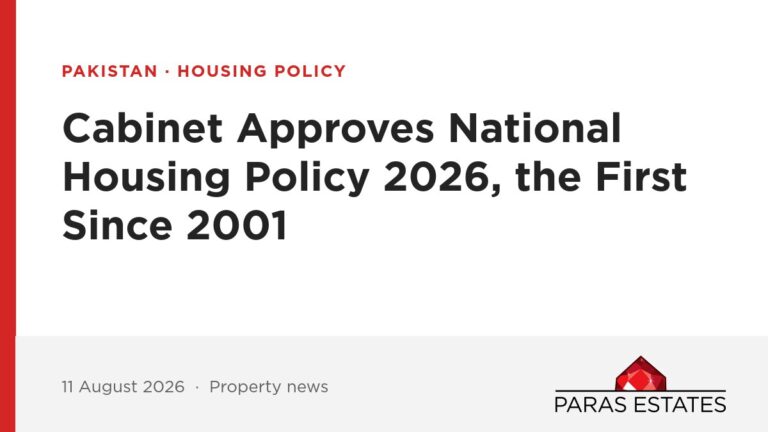 Cabinet Approves National Housing Policy 2026, the First Since 2001